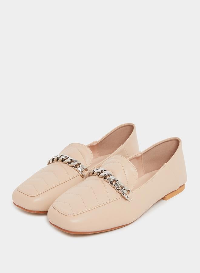 Styli Styli Quilted Chain Trim Casual Shoes - Image 2