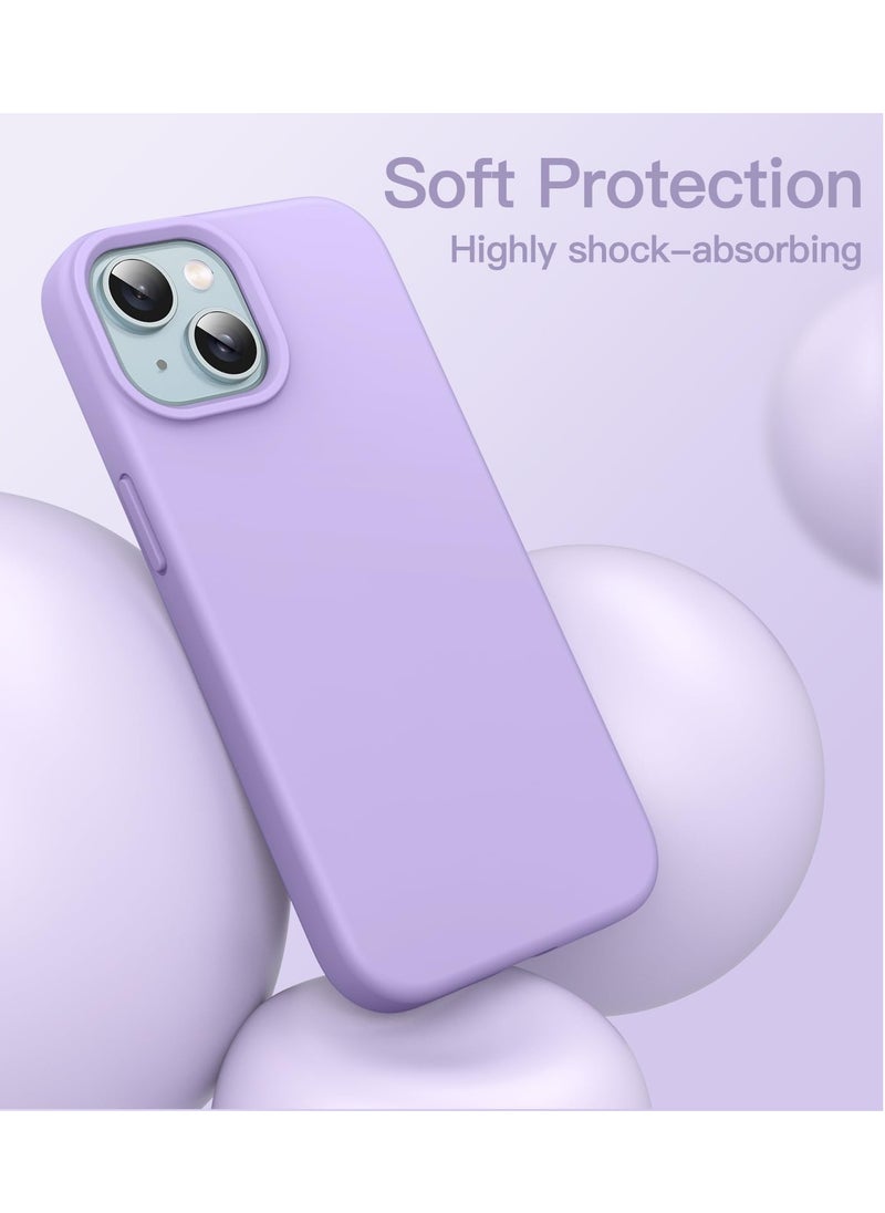 BORTONY iPhone 15 Case 6.1 Inch Silicone Silky-Soft Touch iPhone 15 Cover Full-Body Slim Thin Phone Case Shockproof Protective Case Cover for Apple iPhone 15  - Image 4