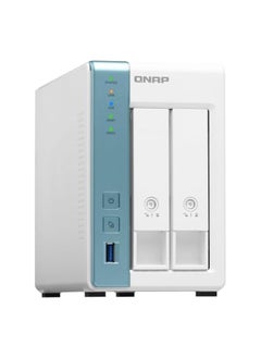 QNAP خادم QNAP 2 Bay NAS، معالج Alpine AL-314، رباعي النواة 1.7 جيجا هرتز، ذاكرة وصول عشوائي SO-DIMM DDR3 سعة 4 جيجا بايت، شبكة محلية 2.5 جيجا بايت (لا يوجد محرك أقراص ثابت) | TS-231P3-4G  - Image 2