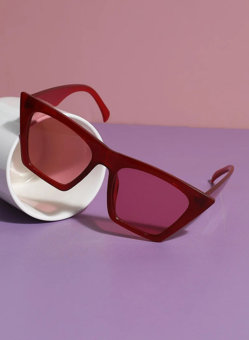 صوص هاوت نظارة شمسية بإطار كامل عين القطة