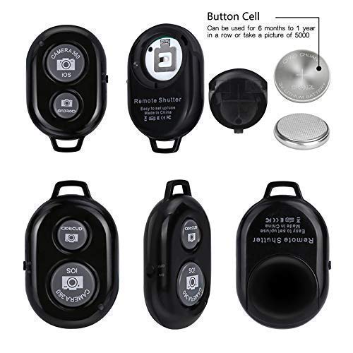 Zety Bluetooth Remote Controller Shutter Button with Cover for Selfie Stick Widely Compatible with iOS & Android | Wireless Bluetooth Shutter | Long Distance Camera Remote Control for All Devices - Image 3
