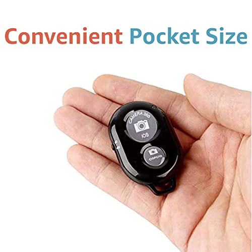 Zety Bluetooth Remote Controller Shutter Button with Cover for Selfie Stick Widely Compatible with iOS & Android | Wireless Bluetooth Shutter | Long Distance Camera Remote Control for All Devices - Image 5