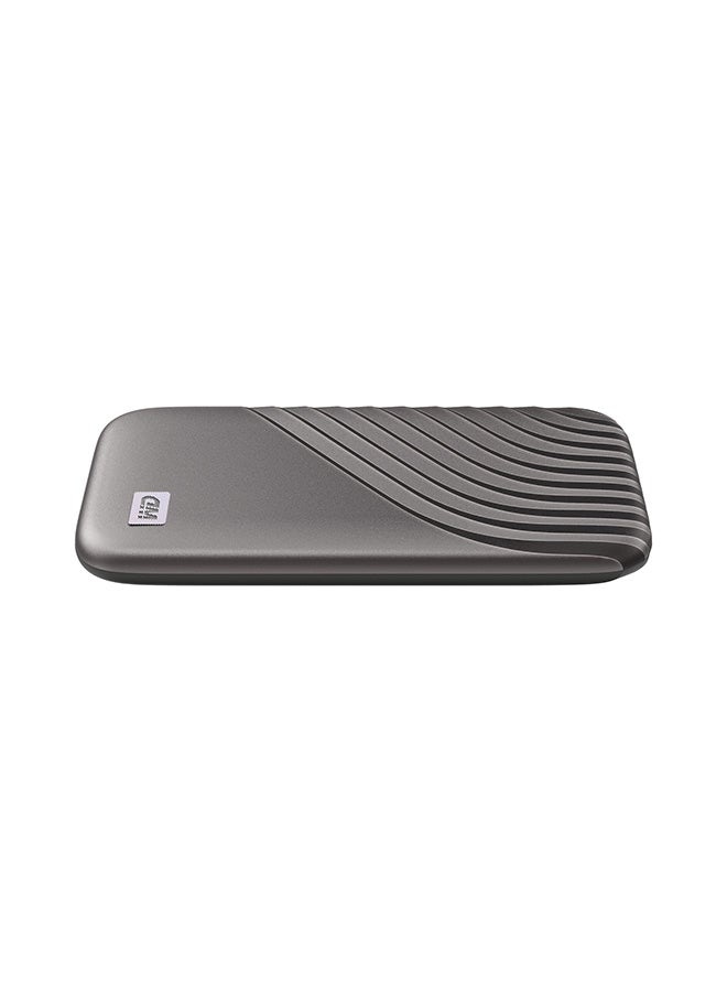 WD 1TB My Passport SSD USB 3.2 Gen 2 Type-C Portable SSD, Up to 1050 MB/s Read, 1000MB/s Write Speeds, Rugged and Compact Design, USB-A Adapter, Grey | WDBAGF0010BGY-WESN 1 TB - Image 4