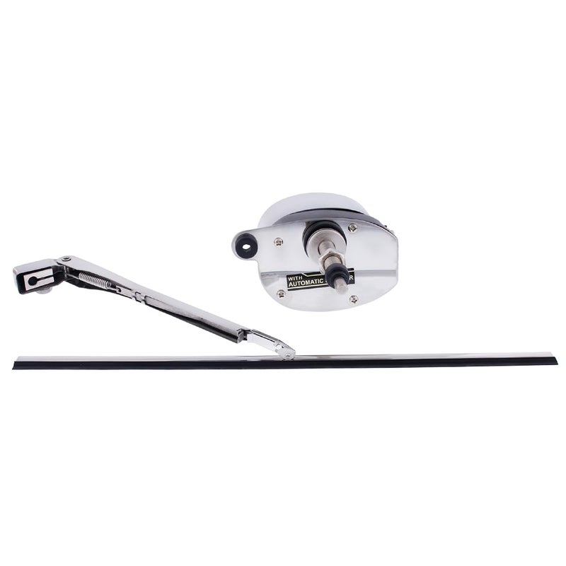 United Pacific A6236 Electric Wiper Motor Set w/Wiper Arm & 11-inch Blade, 110 Degree Swing w/Automatic Self Park, 12V - Steel Housing - One Unit - Image 2