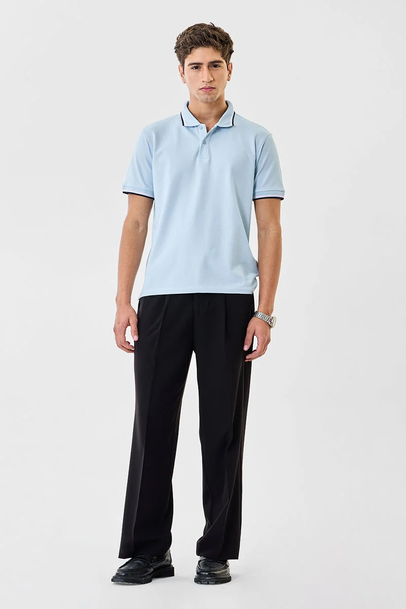 SNITCH Regular Fit Stretch Core Lab Polo T-Shirt