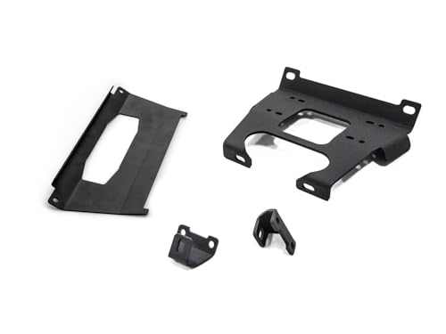 SuperATV Winch Mounting Plate for 20172018 Polaris RZR XP TurboXP 4 Turbo RZR Winch Plate Compatible with Many OEM and Aftermarket Winches No Drilling Required - Image 1