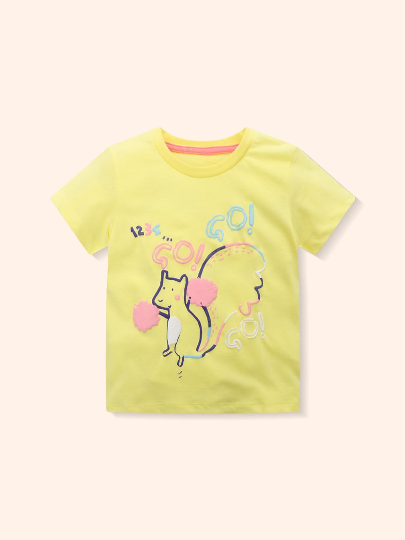 25 Years Summer Children'S Short-Sleeved T-Shirt Cartoon Boys And Girls Cartoon Children'S T-Shirt Multi-Piece Cotton Top Short-Sleeved Summer - Image 4