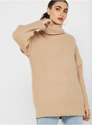 High Neck Knitted Tunic - pzsku/Z80983DF99A2EA800BE4EZ/45/1746746561/d9cc5524-5856-4472-8efd-d2fb8f1773a5