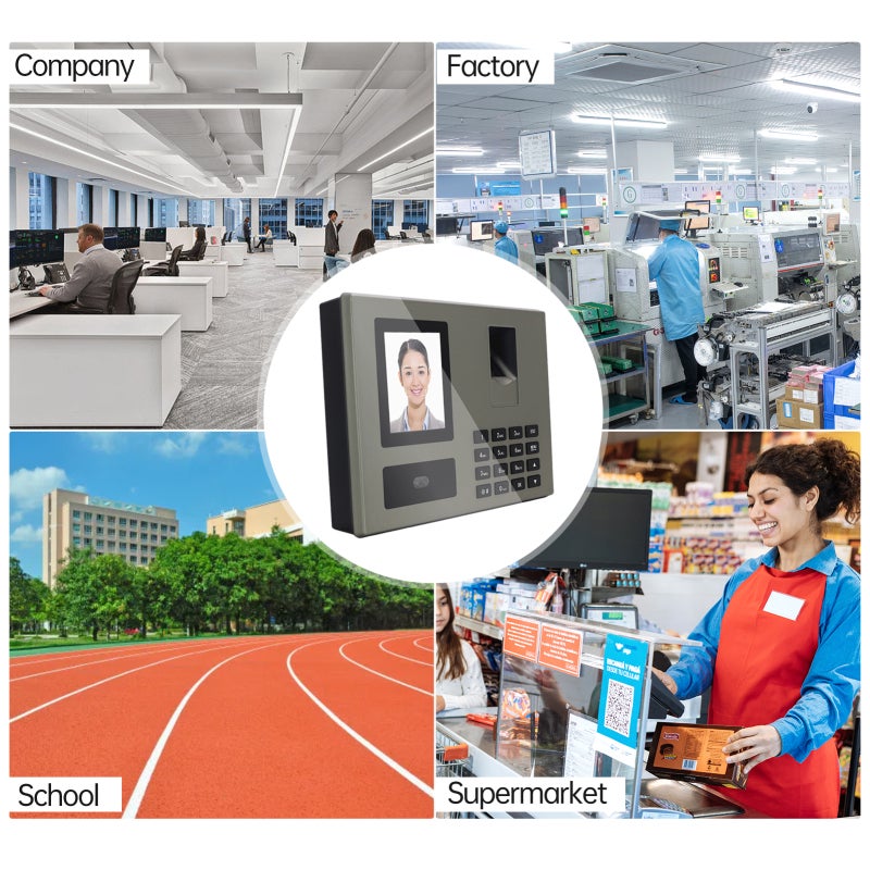 Bisofice Attendance Machine: 2.8-Inch TFT Screen Multi-Mode - Large Storage Capacity Biometric Attendance System for Large Organizations - Image 4