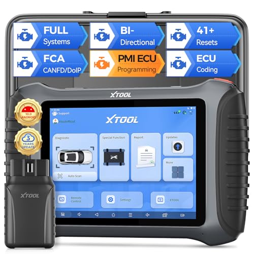XTOOL XTOOL IP900BT OBD2 Scanner, Car Diagnostic Tool with 41+Reset, ECU Coding Automotive Scanner, Wireless Vehicle Scan Tool, 4000+ Bidirectional Scan Tool, CANFD/DoIP/FCA Autoauth, Full System - Image 1