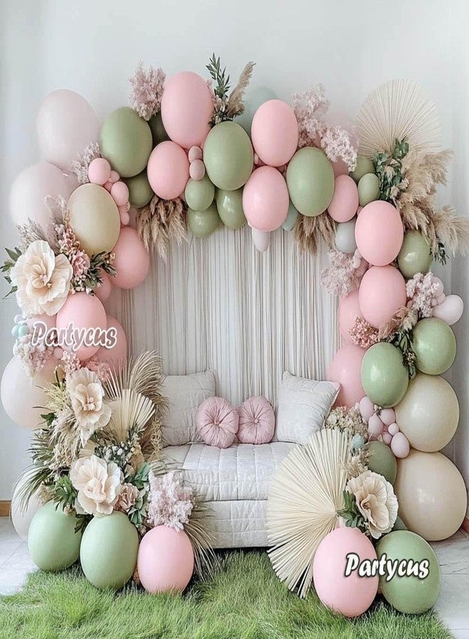 Partycus Double Stuffed Pink Balloon Garland Arch Kit Pastel Light Pink Balloons Different Sizes 18/12/5 Inch for Baby Shower Birthday Bridal Wedding Valentine Party - Image 5