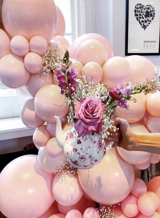 Partycus Double Stuffed Pink Balloon Garland Arch Kit Pastel Light Pink Balloons Different Sizes 18/12/5 Inch for Baby Shower Birthday Bridal Wedding Valentine Party - Image 2