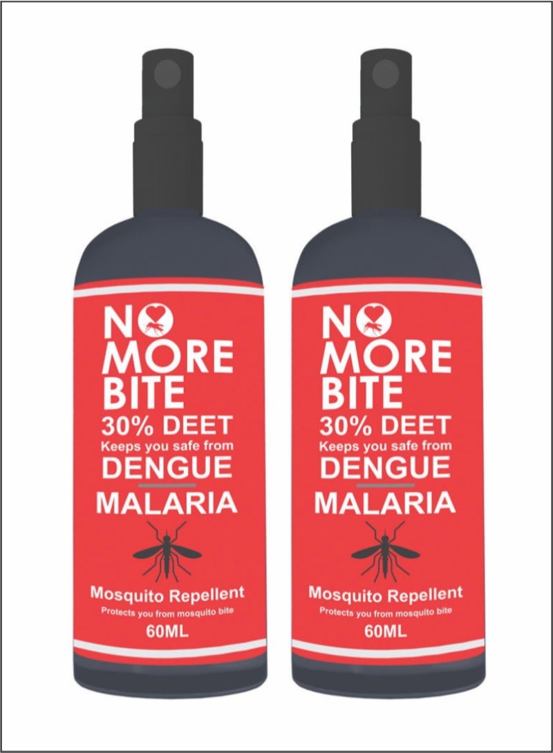 AS SEEN ON TV No More Bite High DEET Repellent for Dengue and Malaria Defense Bundle offfer 2PC 