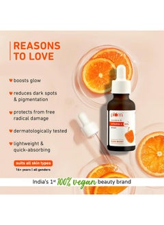 Plum 15% Vitamin C Face Serum For Glowing Skin | Non Irritating Formula | For Dull Skin | With Mandarin | Beginner Friendly, For All Skin Types | Men & Women L 100% Vegan | 20 Ml  - Image 2