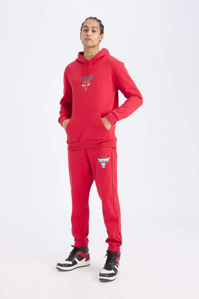 DeFacto DeFactoFit NBA Chicago Bulls Thick Jogger Sweatpants
