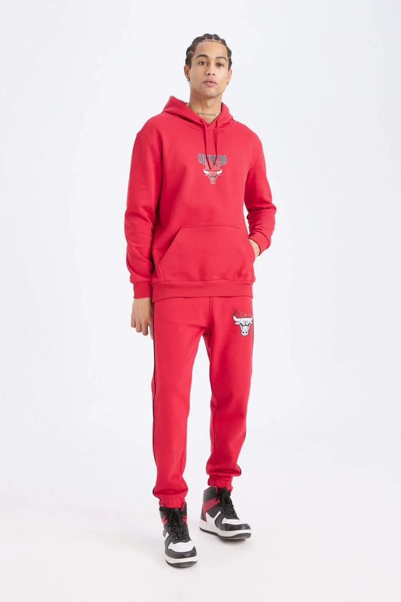 DeFacto DeFactoFit NBA Chicago Bulls Thick Jogger Sweatpants