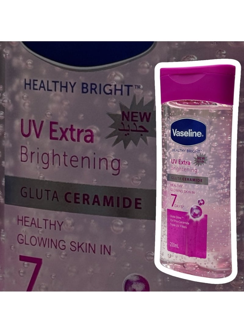 فازلين جل زيت للجسم لبشرة صحية ومشرقة ومتوهجة 200 مل - Image 3