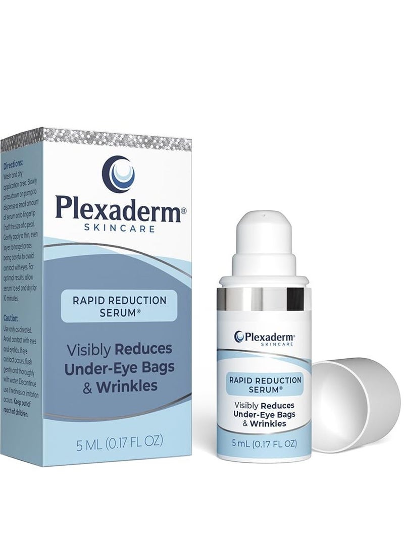 Plexaderm Rapid Reduction Eye Serum - Visibly Reduces Under-Eye Bags, Wrinkles, Dark Circles, Fine Lines & Crow's Feet Instantly, Anti Aging Wrinkle Remover for Face, Pump - Image 1