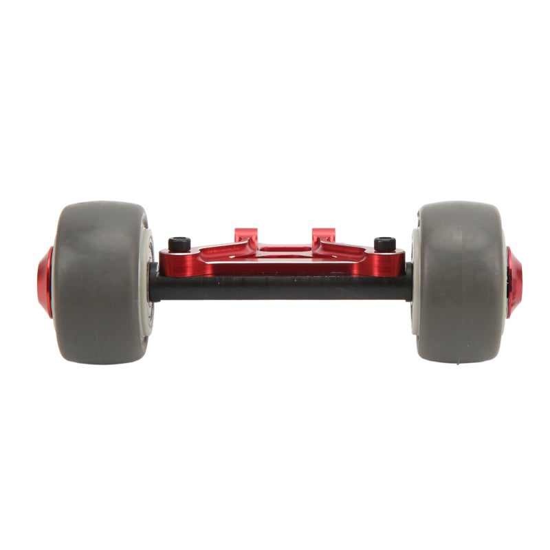 Rc Car Wheels Red Aluminum Alloy Plastic High Accuracy Load Bearing - Quiet Wear Resistant Rubber Rc Head Up Wheel for Off-Road Rc Racing - Image 5