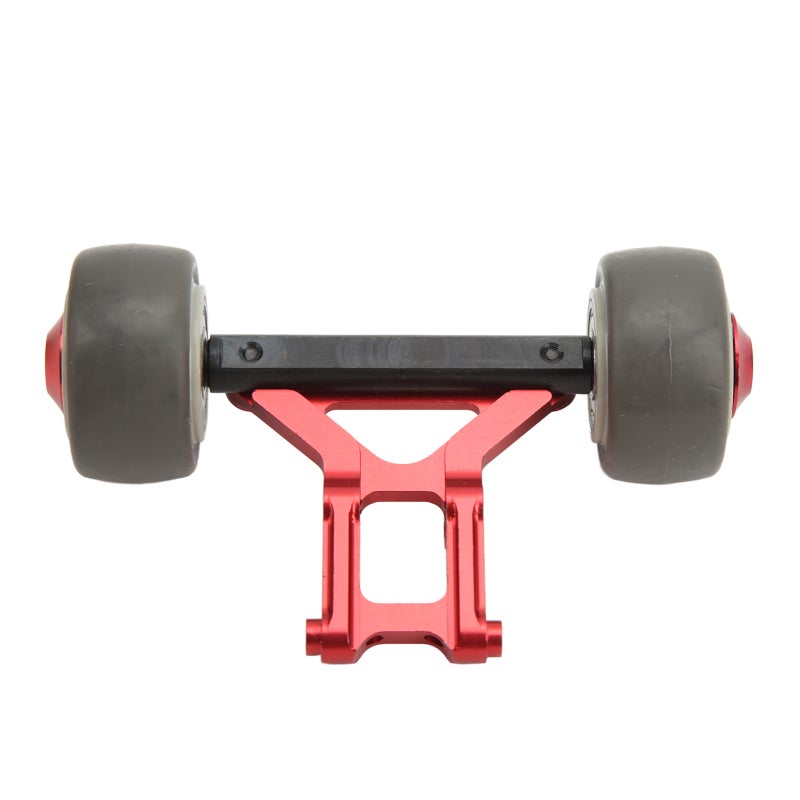 Rc Car Wheels Red Aluminum Alloy Plastic High Accuracy Load Bearing - Quiet Wear Resistant Rubber Rc Head Up Wheel for Off-Road Rc Racing - Image 3