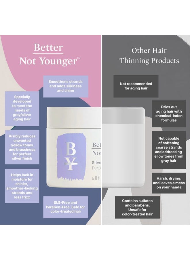 Better Not Younger Silver Lining Purple Butter Masque, 6.8 Fl Oz  - Image 5