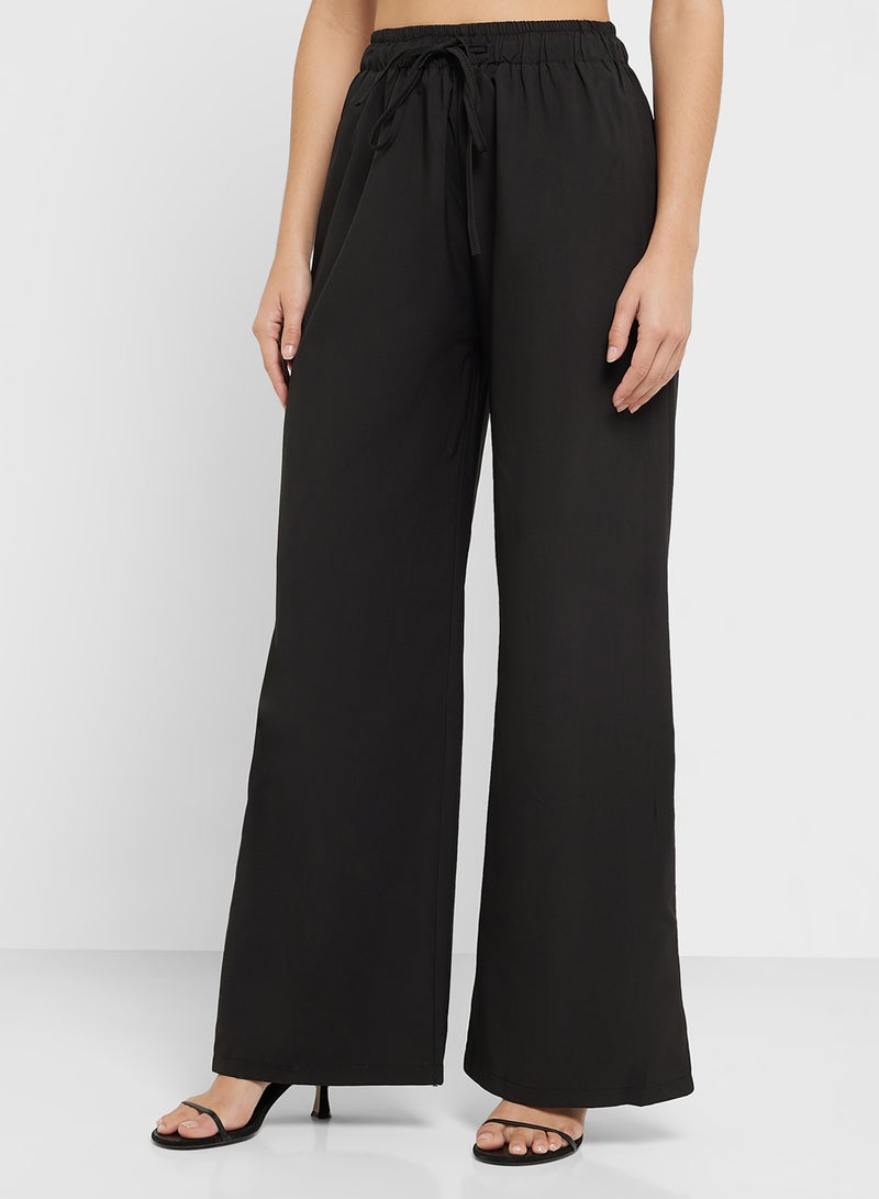 جينجر طقم سترة طويلة بحزام وبنطلون فضفاض - Image 4