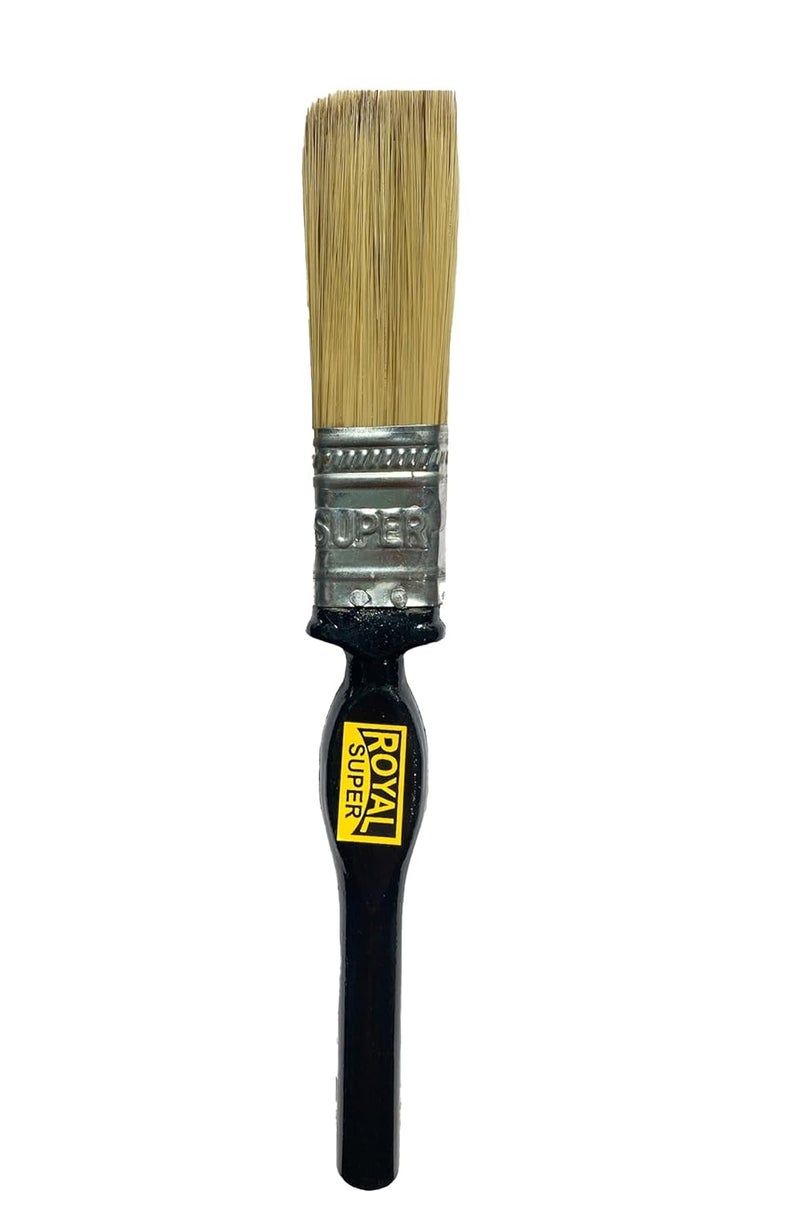 super brush super brush 1 inch 25mm Premium Wall Painting Brush for All Type Painting Water Based Painting and for Cleaning Delicate ItemBlack Royal