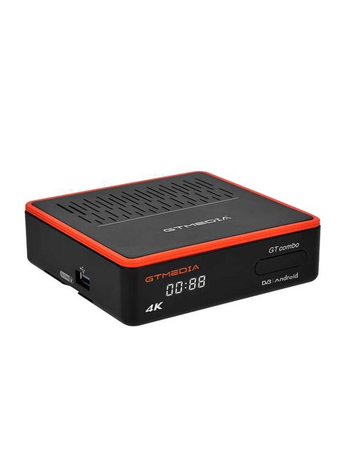 GTMEDIA GT COMBO Smart TV Box Receiver Android 9.0 2GB+16GB 4K Media Player Digital Video Broadcasting Receiver Support 2.4G/5G Dual-band WiFi
