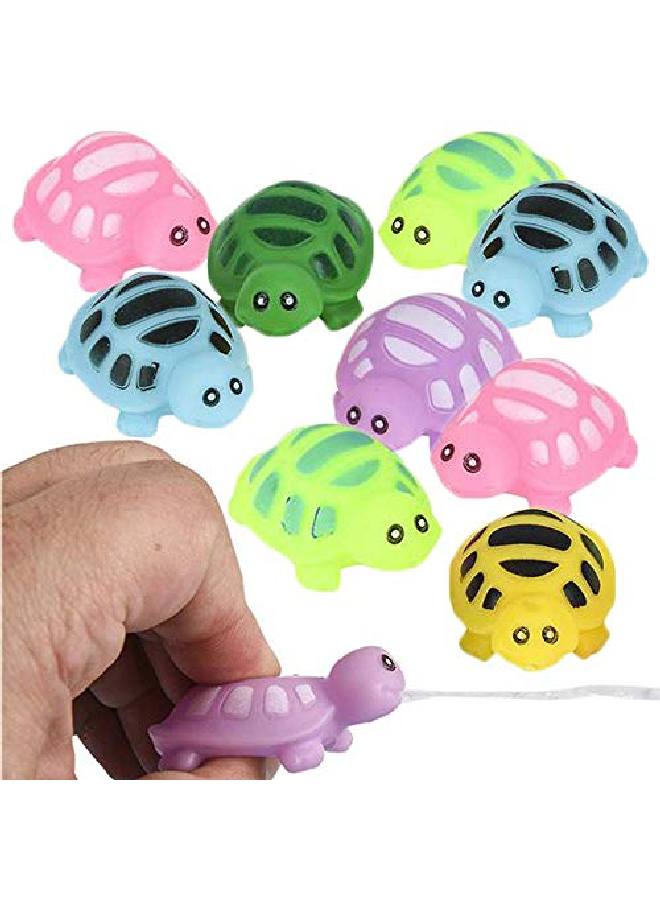 ArtCreativity Rubber Water Squirting Turtles Pack Of 12 Bathtub And Pool Toys For Kids Safe And Durable Water Squirters Birthday Party Favors Goodie Bag Fillers  - Image 1