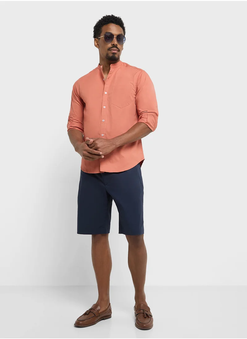 Robert Wood Causal Full Sleeve Shirt