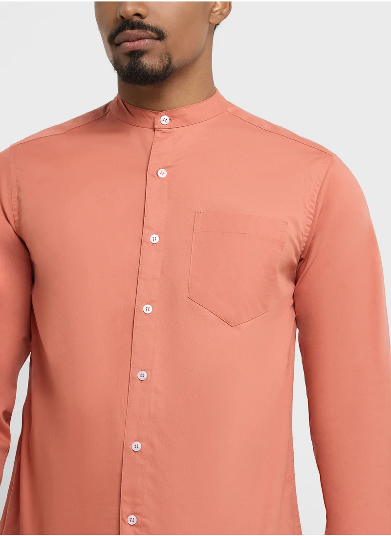 Robert Wood Causal Full Sleeve Shirt