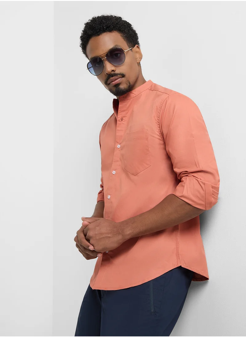 Robert Wood Causal Full Sleeve Shirt