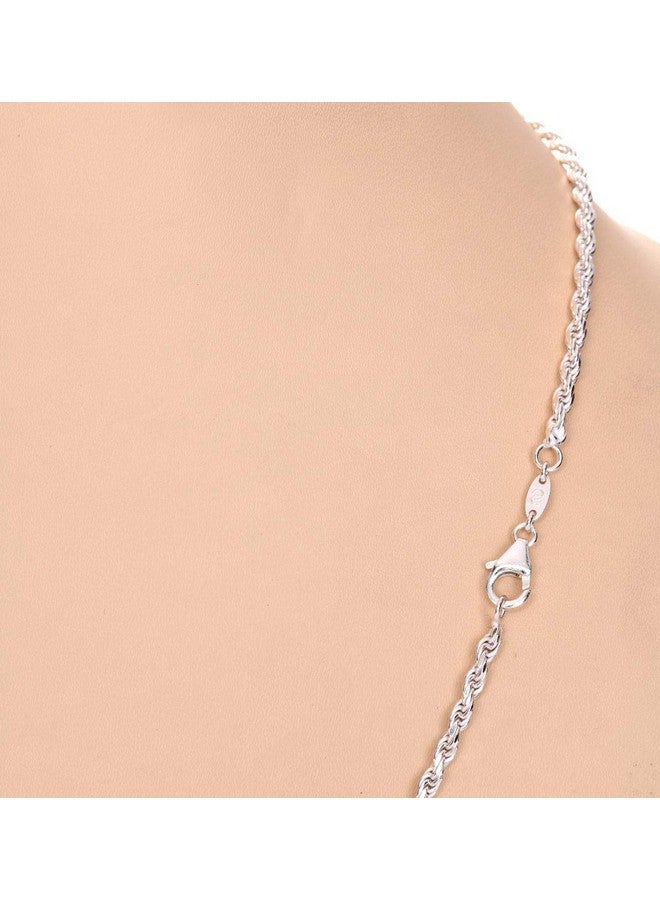 Clara Sterling Silver Silver and Chain Necklace for Men (White, 13.5 gm) - Image 3