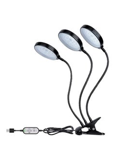 NIBEMINENT 3-Piece LED USB Plant Grow Light Purple 18x11x13centimeter  - Image 1