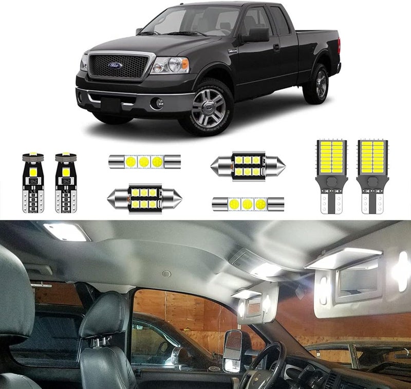 LIGHSTA 13PCS Super Bright White LED Interior Lights Kit for Ford F150 (2004-2008) - Image 1