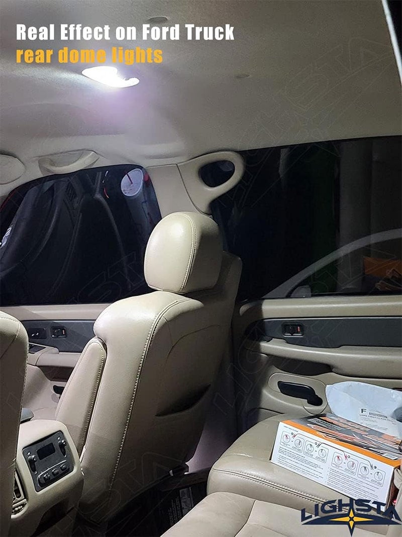 LIGHSTA 13PCS Super Bright White LED Interior Lights Kit for Ford F150 (2004-2008) - Image 4