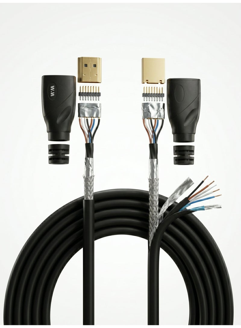 WELLMAX WM HDMI Cable 3 Meter High Speed 4K Ultra HD Video Cable HDMI to HDMI for TV Laptop Monitor Gaming Console Projector Long Durable WELLMAX HDMI98 - Image 5