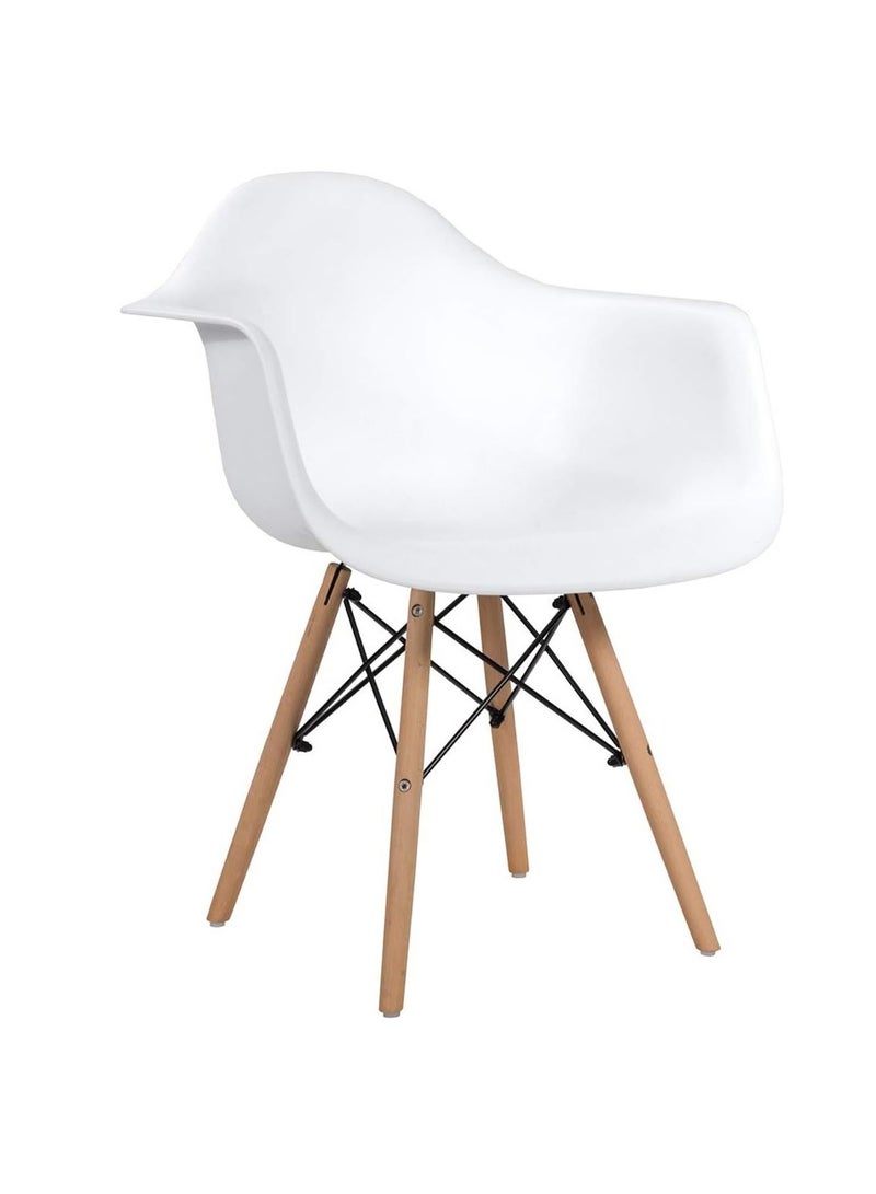 Mahmayi كرسي بذراعين Mahmayi Ultimate Eames Style DAW - أبيض  - Image 1