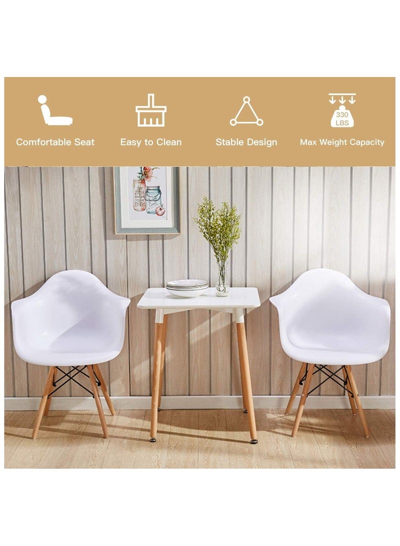 Mahmayi كرسي بذراعين Mahmayi Ultimate Eames Style DAW - أبيض  - Image 2