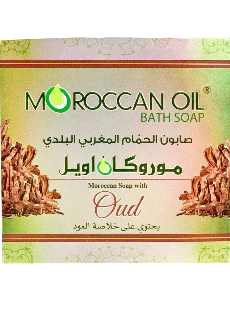 موروكان أويل - صابون حمام مغربي بالعود 250 مل - Image 1