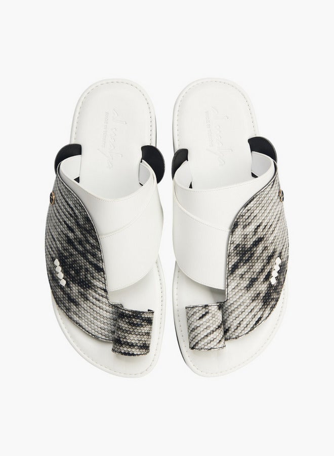 Al Waha Men's Arabic Sandals with Toe Loop - Ramadan Collection  - Image 1