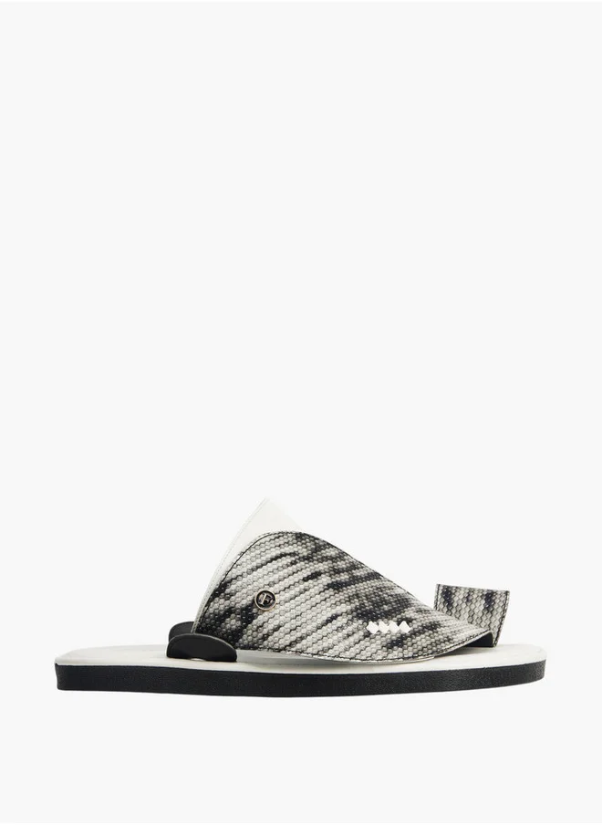 Al Waha Men's Arabic Sandals with Toe Loop - Ramadan Collection