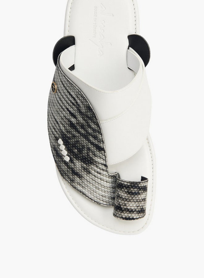 Al Waha Men's Arabic Sandals with Toe Loop - Ramadan Collection  - Image 3