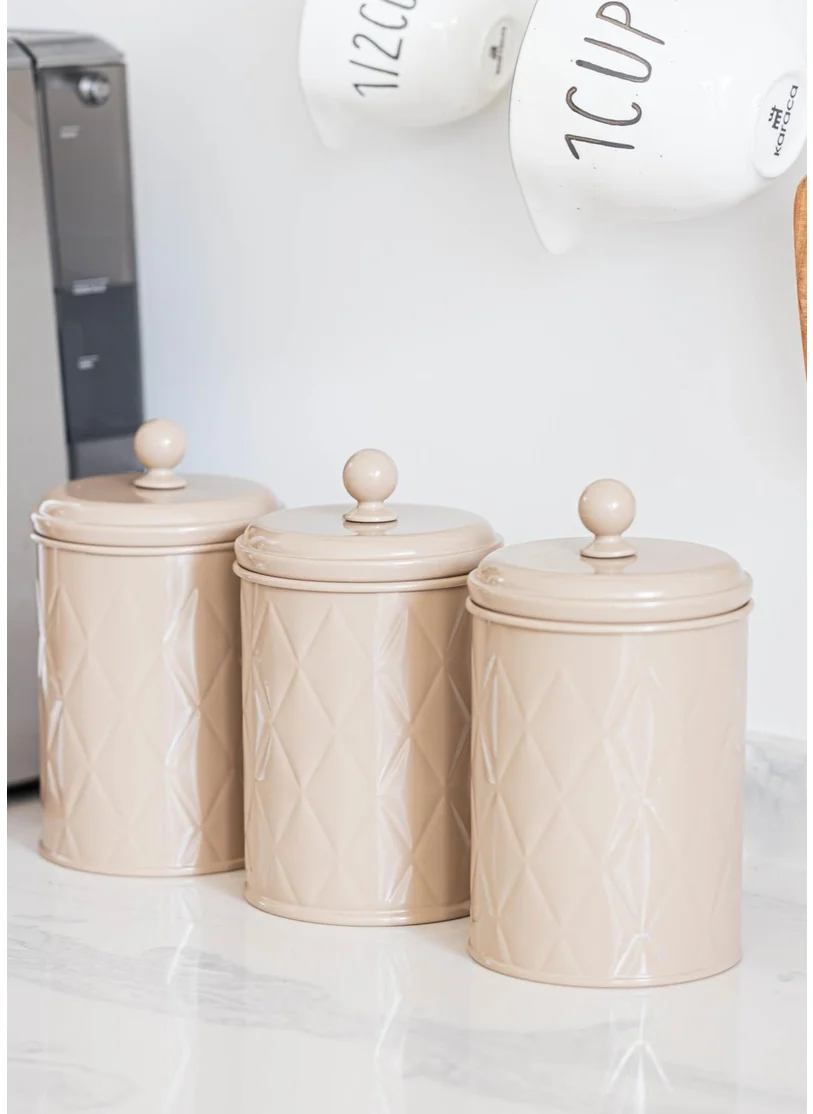 The Mia Prizma Tea Sugar Coffee Jar Caramel 1 Lt