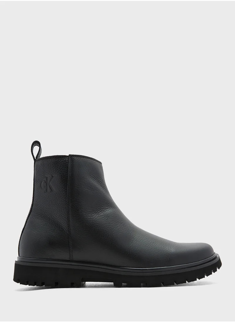 كالفن كلاين جينز Eva Chelsea Zipped Boots