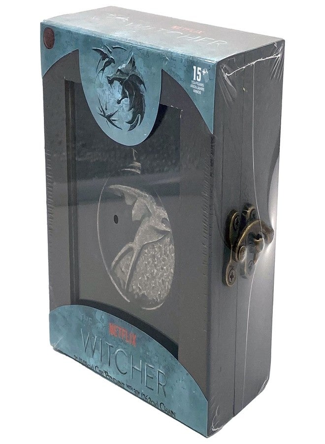 JINX قلادة ميدالية سيري سوان من مسلسل نتفليكس ذا ويتشر + صندوق جمع خشبي - Image 2