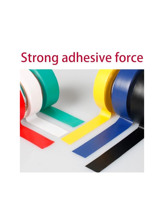 PROMASS promass 6 pcs General Purpose Electrical Tape PVC Electrical Wire Insulating 18mm x 10m Electrical Tape Adhesive Tape Assorted Colors  - Image 5