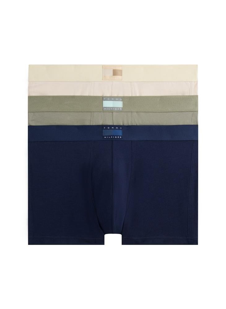 TOMMY HILFIGER 3-Pack Heritage Logo Waistband Trunks - Image 1