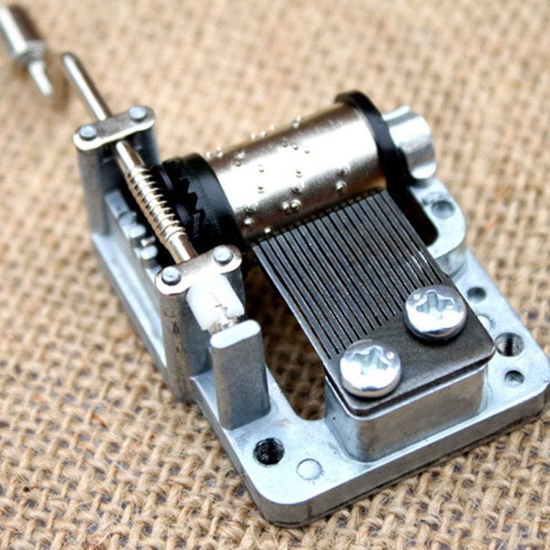 Tucocoo 3 Pack Music Box Movement Hand Crank Musical Mechanism Movement DIY Music Box Replacement Over The RainbowBeauty and The BeastAmazing GraceGifts for LoverMomDadDaughterSon - Image 3