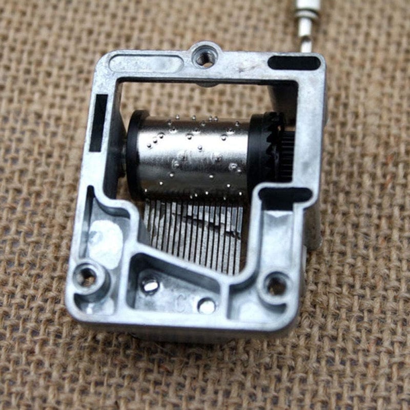 Tucocoo 3 Pack Music Box Movement Hand Crank Musical Mechanism Movement DIY Music Box Replacement Over The RainbowBeauty and The BeastAmazing GraceGifts for LoverMomDadDaughterSon - Image 4